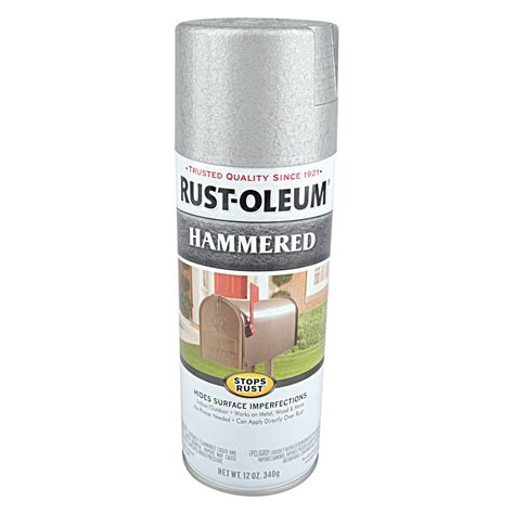 rustoleum spray paint silver